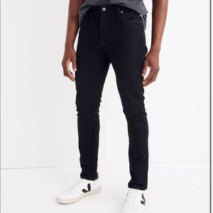 Madewell Skinny Authentic Flex Jeans in Classic Black Wash